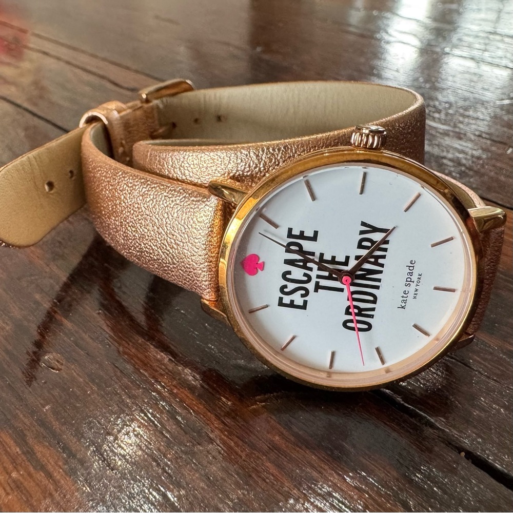 Kate spade rose gold watch